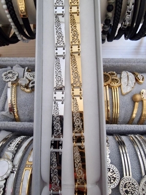 Luxusní dámský náramek na ruku zdobený chirurgická ocel