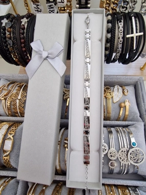 Luxusní dámský náramek na ruku zdobený chirurgická ocel