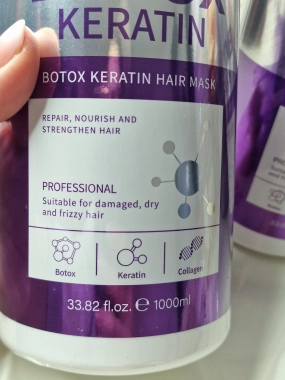 Botox Keratin Hair Mask maska na vlasy Professional 1000 ml