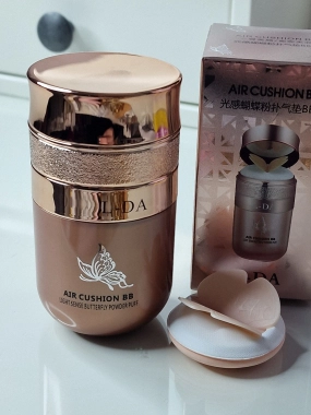 L-DA Air Cushion BB Light Sense Butterfly Powder Puff make-up