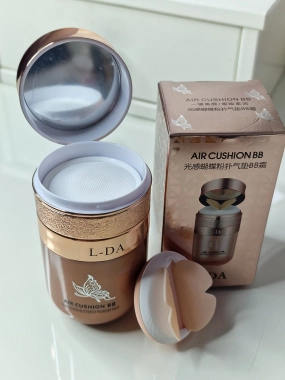 L-DA Air Cushion BB Light Sense Butterfly Powder Puff make-up ROZBALENO
