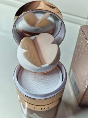 L-DA Air Cushion BB Light Sense Butterfly Powder Puff make-up ROZBALENO