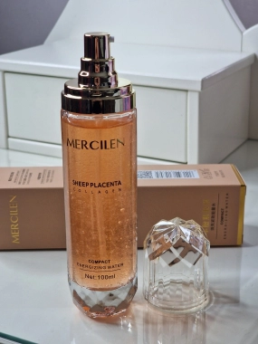 Pleťové tonikum Mercilen Sheep Placenta Collagen obsahuje extrakt z ovčí placenty