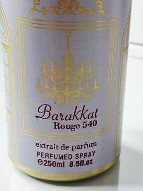 Parfémovaný deodorant inspirováno Barakkat Rouge 540 250ml