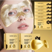 MERCILEN zlatá plástvová oční maska 5x 10ml