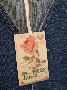 Džínové riflové pružné šaty XL/XXL