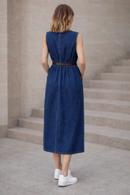 Džínové riflové pružné šaty XL/XXL