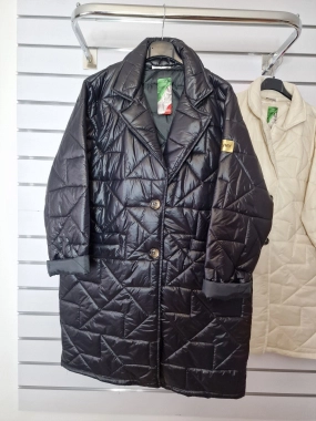 Prošívaná dámská bunda na knoflíky Luxury černá