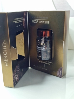 MERCILEN olejové kapsle s výtažkem z černé ganodermy a hexapeptidem pro intenzivní péči o pleť  30 ks ROZBALENO