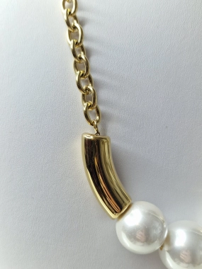 K15 Dámský masivní náhrdelník korále Alisa zlatá barva