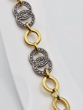 R13 Luxusní dámský náramek na ruku zdobený chirurgická ocel