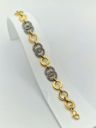 R13 Luxusní dámský náramek na ruku zdobený chirurgická ocel