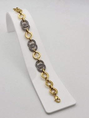 R13 Luxusní dámský náramek na ruku zdobený chirurgická ocel