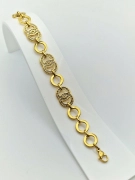 R14 Luxusní dámský náramek na ruku zdobený chirurgická ocel