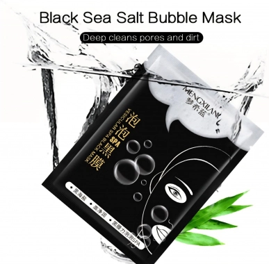 MENGXILAN čisticí bublinková maska s obsahem černé mořské soli