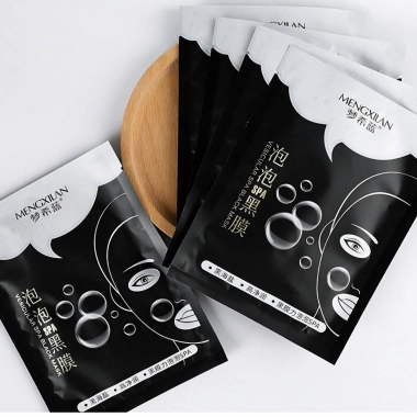 MENGXILAN čisticí bublinková maska s obsahem černé mořské soli