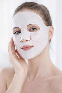 MERCILEN rozjasňující a protivrásková plátýnková maska 40 ml × 5 ks