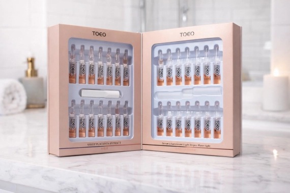 TOEO Sheep Placenta Extract – regenerační ampule na pleť  s etraktem z ovčí placenty