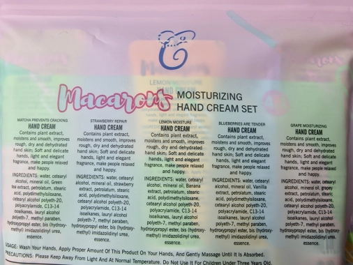 Macarons hydratační krém na ruce 4v1  5x 30 g