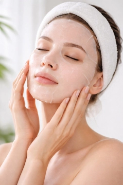 SAMANLI Luxusní protivrásková pleťová plátýnková maska 5x 35 g