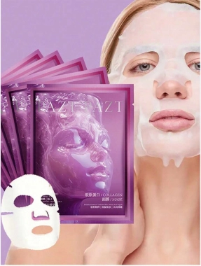 PAZT PAZT plátýnková pleťová maska s kolagenem 5x 25 ml