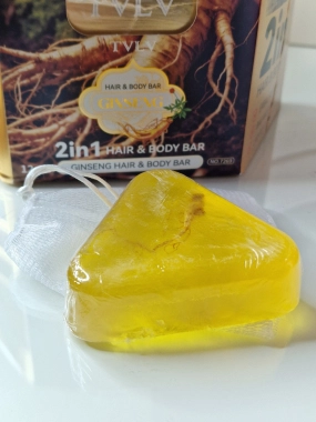 TVLV Ženšenová 2v1 kostka na vlasy i tělo 120 g