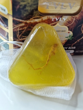 TVLV Ženšenová 2v1 kostka na vlasy i tělo 120 g