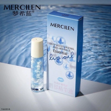 MERCILEN Essential Lip Oil – hydratační & anti-wrinkle olej na rty blue