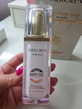 MERCILEN 377 Whitening Sunscreen Cream SPF50+ PA++++ opalovací krém
