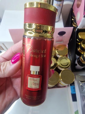 Parfémovaná voda tělová mlha inspirováno vůní Baccarat Rouge 540 90 ml