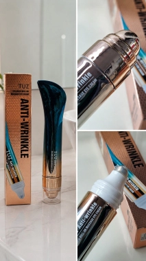 TUZ Anti-Wrinkle Collagen kolagenový oční krém s masážním roll-on aplikátorem