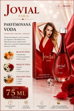 Jovial Paris Eau de Parfum 75 ml l inspirováno Christian Dior J´adore Red