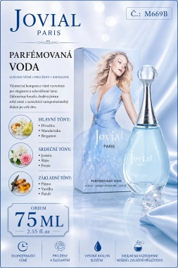 Jovial Paris Eau de Parfum 75 ml l inspirováno Christian Dior J´adore Blue
