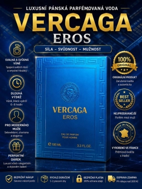 Vercaga Eros Eau de Parfum 100 ml inspirováno Versace Eros 100 ml