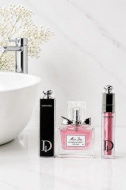 Kathy Kelly Miss Dio Blooming Bouquet – Perfume & Lip Gloss Set inspirováno Miss Dior