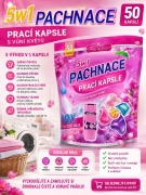 Pachnace 5v1 – Kapsle na praní Prací kapsle s vůní květů Yara (50 ks)