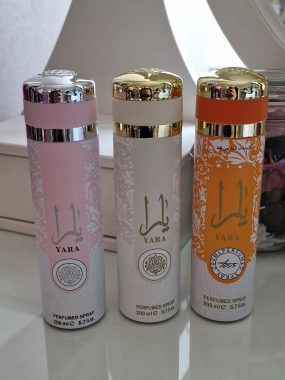 Parfémovaný tělový sprej inspirováno vůní Yara růžová 200ml