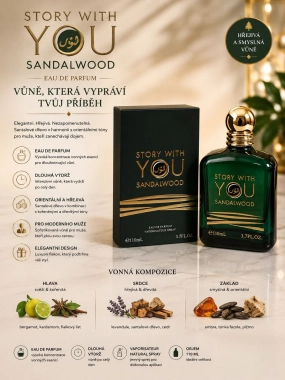 Story With You Sandalwood Eau de Parfum 110 ml inspirováno Armani