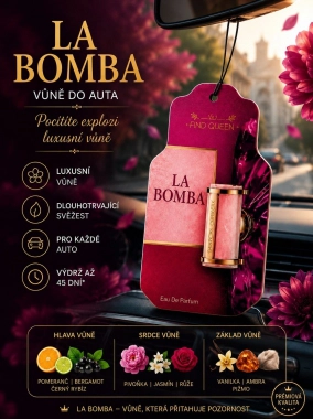 LA BOMBA – vůně nejen do auta, která přitahuje pozornost!