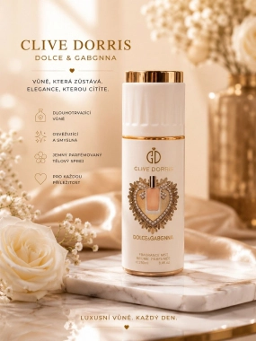 CLIVE DORRIS tělová mlha inspirováno inspirováno Dolce & Gabbana 250 ml