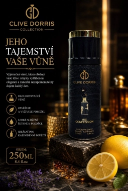 CLIVE DORRIS tělová mlha inspirováno Lattafa His Confession 250 ml