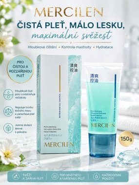 MERCILEN Pore Cleansing Oil Control Smoothie Facial Cleanser čisticí gel na obličej 150 g