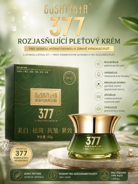 GUSHIYUTA 377 – rozjasňující pleťový krém (60 g)