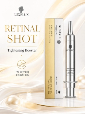 Luxelux Retinal Shot Retinol Tightening Booster zpevňující pleťový krém s retinalem 10 ml