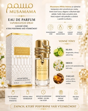 Mystical inspirováno Lattafa Musamam White Intense parfémovaná voda 30 ml unisex
