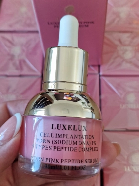 LUXELUX PDRN Pink Peptide Serum růžové peptidové sérum 30 ml