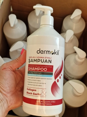 Dermokil Healthy Growth Effective Shampoo šampon s extraktem z černého česneku 1000 ml