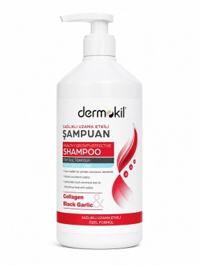 Dermokil Healthy Growth Effective Shampoo šampon s extraktem z černého česneku 1000 ml