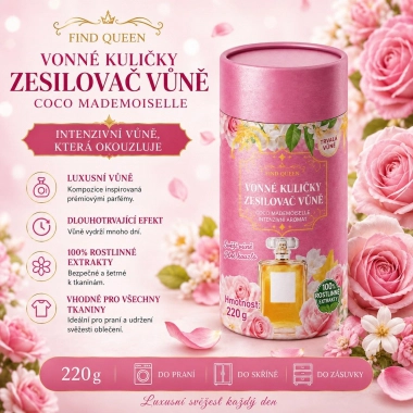 Find Queen – Parfémové perličky do praní Coco Mademoiselle 220 g