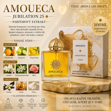 Dámský parfém AMOUECA inspirováno Amouage Jubilation 25 Woman 100 ml